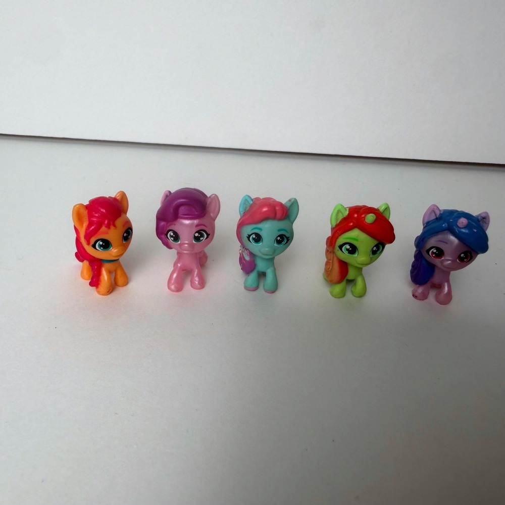 My Little Pony G5 Micro Size Surprise Ponies Mini Figure Set of 5 Colorful Toys